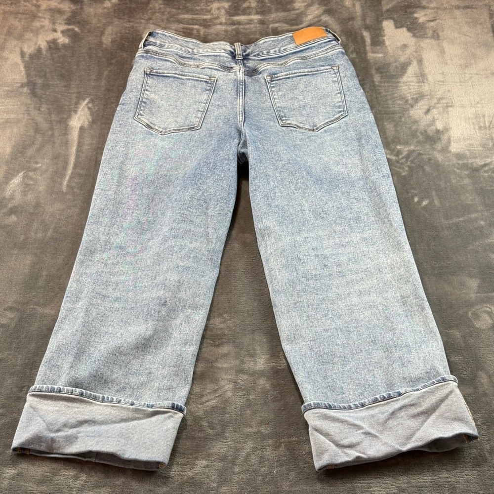 Dear John Holly Straight Leg Women's Jeans Front Seam Cuffed Size 31 High Rise - Picture 5 of 10